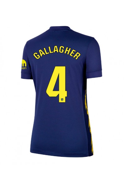 Atletico Madrid Conor Gallagher #4 Jalkapallovaatteet Naisten Vieraspaita 2025-26 Lyhythihainen Atletico Madrid Conor Gallagher #4 Jalkapallovaatteet Naisten Vieraspaita 2025-26 Lyhythihainen